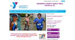 Desktop Screenshot of newberryymca.org