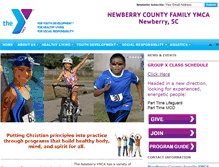 Tablet Screenshot of newberryymca.org